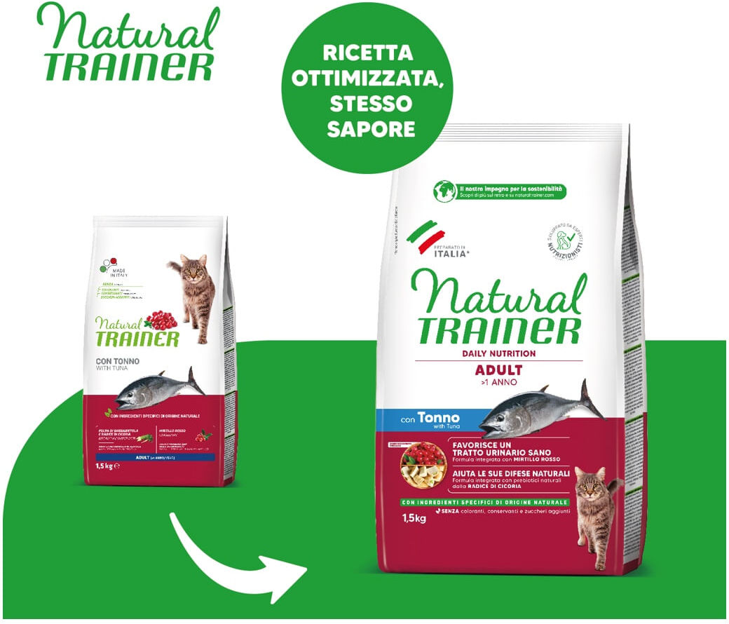 Natural Trainer Gatto Adult Tonno 1.5KG
