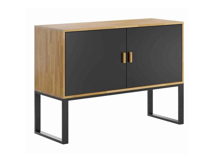 Deerhorn Sideboard Kommode Loft Office, Eiche Massiv, Schubladen für Ordner