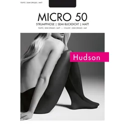 Hudson Micro 50 Strumpfhose 3er Pack | 44-46 (IV) | Dunkelbraun (HU-0771)