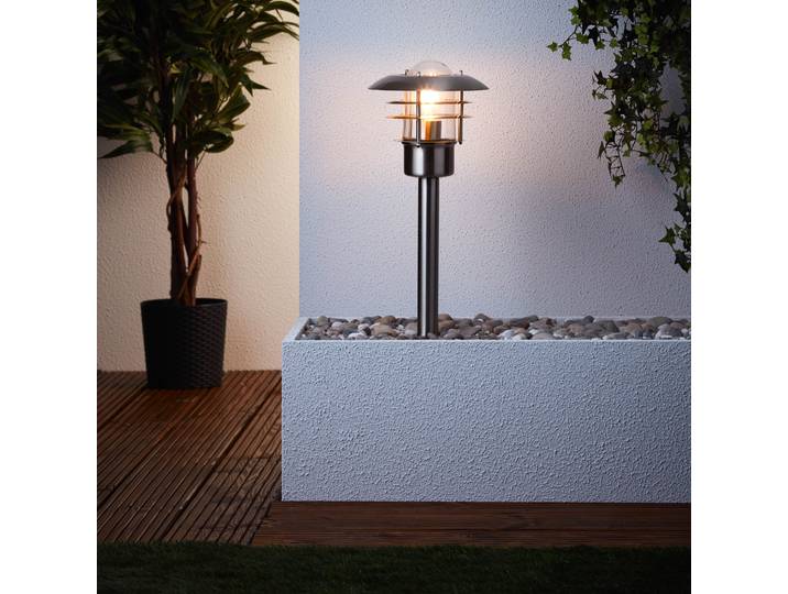 lampadaire d'extérieur Terrence couleur inox\, 45784/82 Brilliant