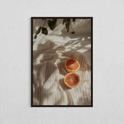 Inspire Select Minimalist Olive Tree Canvas Wall Art Mediterranean Still Life Poster For Natural Home Decor tl1550 7.87 11.81 In