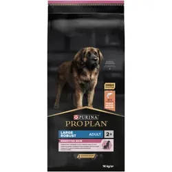 PRO PLAN Large Robust Adult Sensitive Skin Lachs OPTIDERMA 14kg + Dolina Noteci 150g
