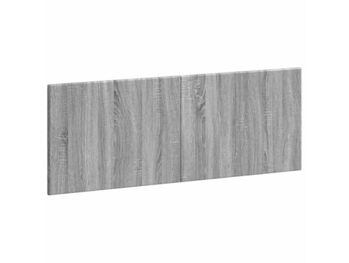 GHVBNMF Wandmontiertes Kopfteil 140x50cm Holzwerkstoff Sonoma-Grau Schlankes Wandbett-Rückenteil für Ihr Schlafzimmer mit praktischem Stauraum, feuchtigkeitsbeständig und pflegeleicht.