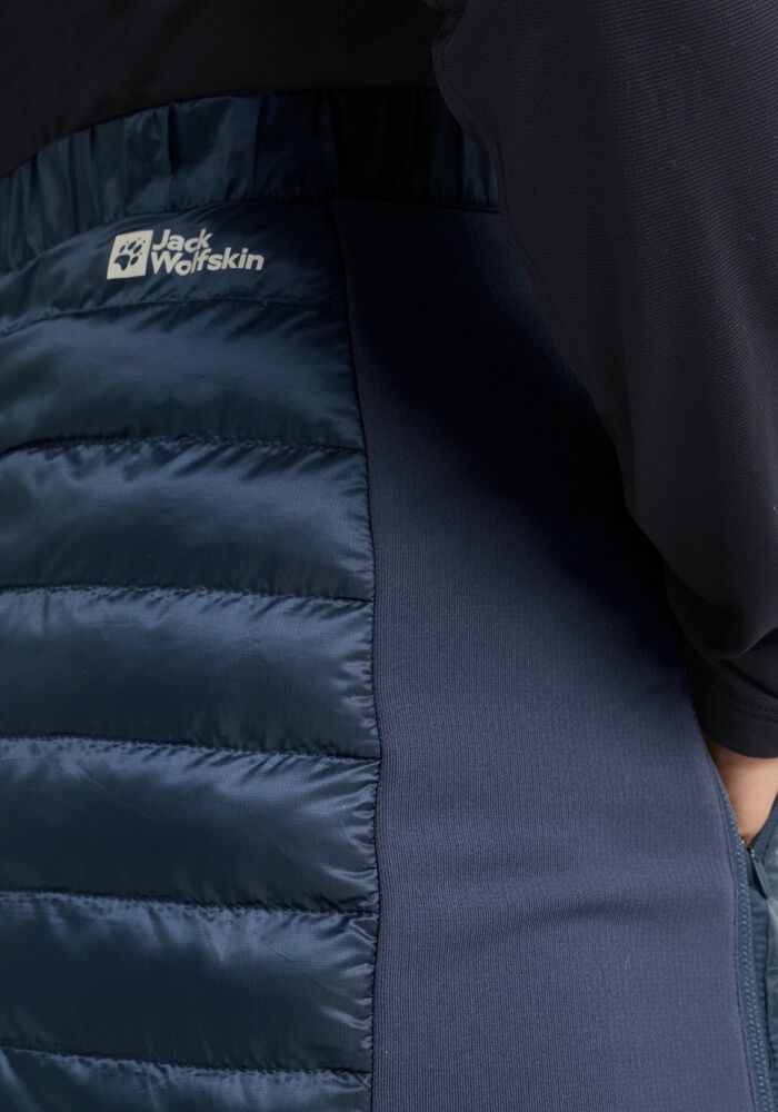 A-Linien-Rock JACK WOLFSKIN "ROUTEBURN PRO INS SKIRT W", Damen, Gr. XS, blau (midnightsky), Obermaterial: 100% Polyester, Röcke A-Linien-Rock midnightsky XS