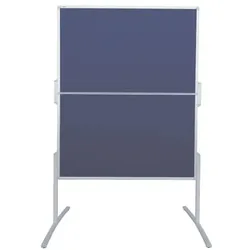 Franken Moderationswand »Pro MT88030« Filz 120/150 cm klappbar blau, 190 cm