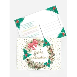 Grußkarten Weihnachten selbst gestalten mit Spruch und Fotos im Onlinedesigner bei Meine-Kartenmanufaktur.de