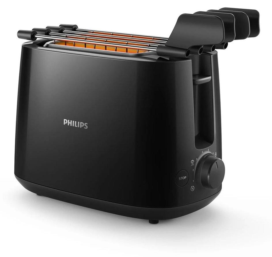 Philips Daily Collection HD2583/90 broodrooster 600 W zwart