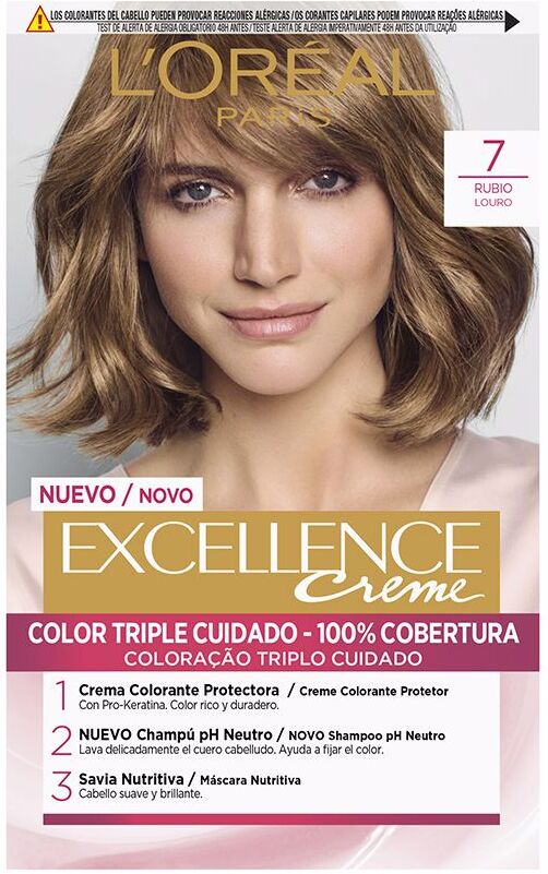 L'Oréal París Excellence Creme tinte #7 rubio