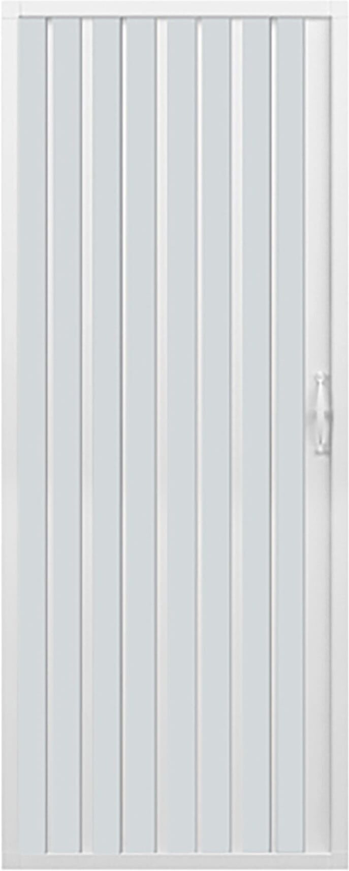 Tecnomat PORTA DOCCIA VENERE SOFFIETTO 80-90 H185 cm APERTURA LATERALE IN PVC PROFILO BIANCO