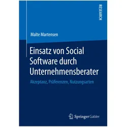 Einsatz von Social Software durch Unternehmensberater, Fachbücher von Malte Martensen