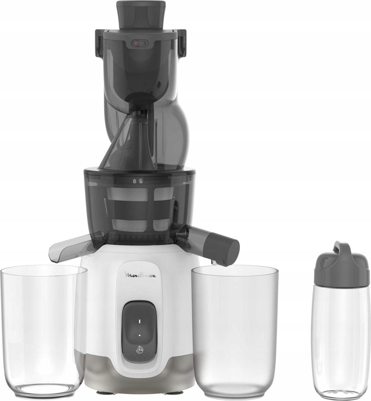 Moulinex ZU6001, Langsamer Entsafter, Grau, Schwarz, 8,5 cm, Kunststoff, 200 W
