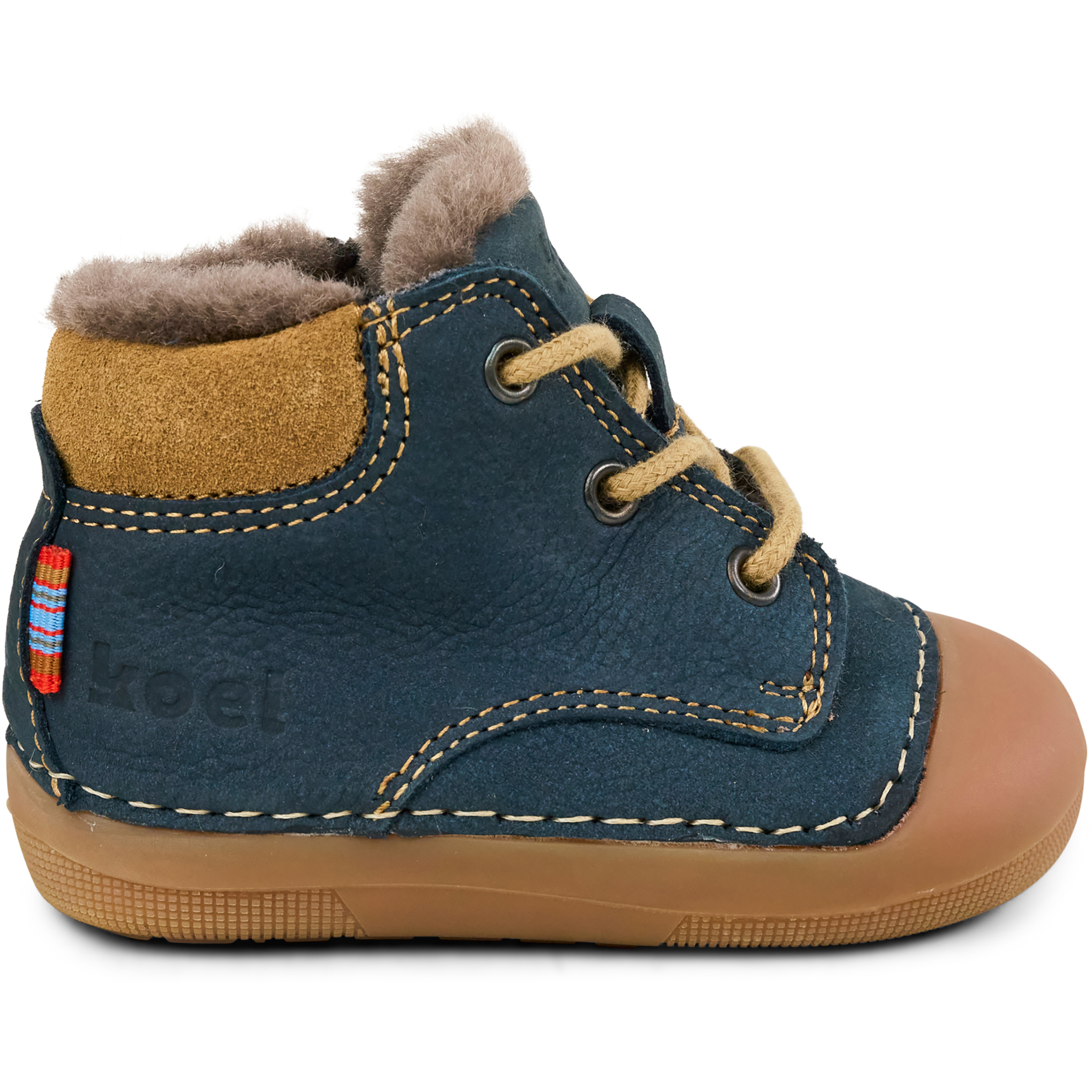 Koel Barefoot Ava Leather Wool Kinder Barfußschuhe blau Größe 21 Lifestyle Wasserabweisend