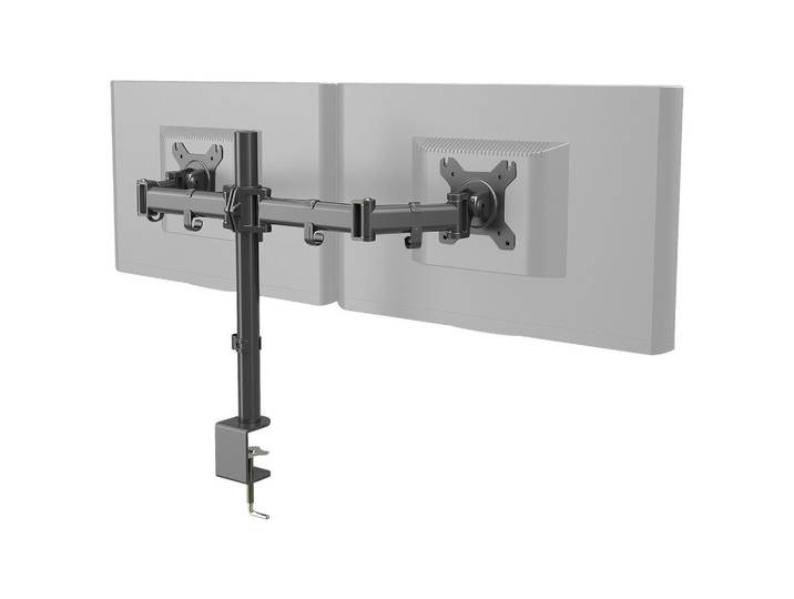 Mid.you Monitor-Halterung, Schwarz, Metall, 68.1x40x19 cm, 360° drehbar, höhenverstellbar, Büromöbel, Schreibtische, Schreibtischzubehör