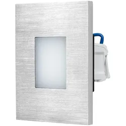 EVN-Lichttechnik, Einbauleuchte, LED Wandeinbauleuchte (Edelstahl, Kunststoff opal)