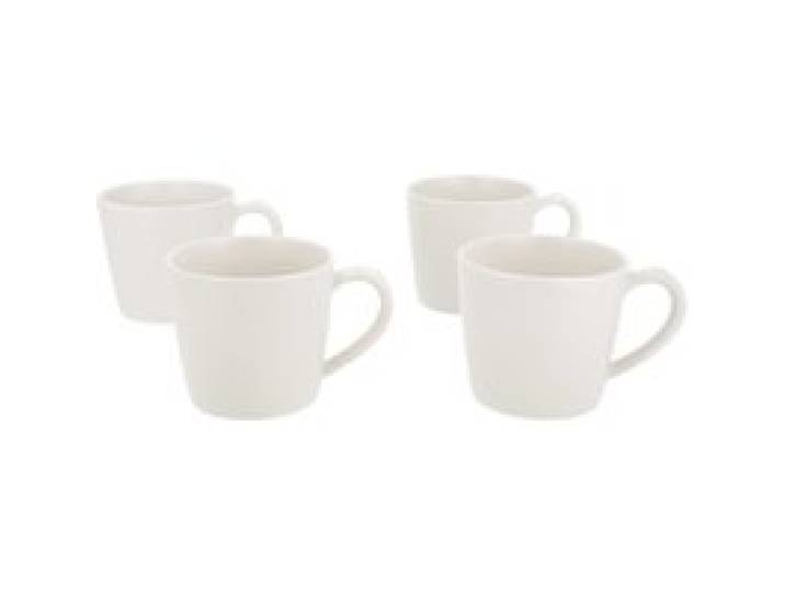 SILVERCREST® Lot de 4 tasses, 370 ml (blanc)