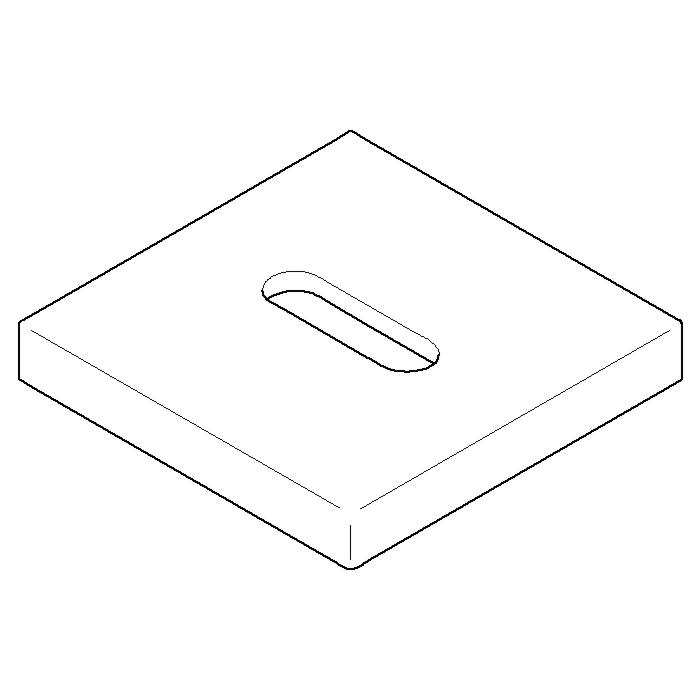 Dornbracht Rosette MEM für Auslauf 092778034-08 platin