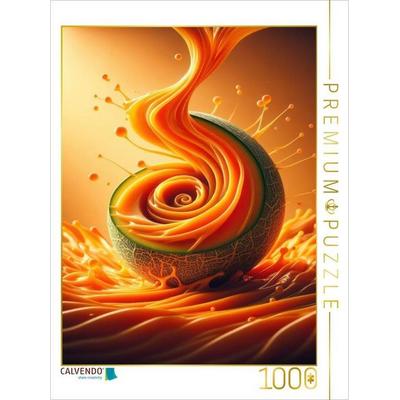 CALVENDO Puzzle Eine Melone, angenehm süß mit einem Hauch von Honig | 1000 Teile Lege-Größe 64x48cm Foto-Puzzle für glückliche Stunden, Sonstige von ,