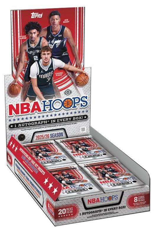 2025-26 Topps NBA Hoops Hobby Box Englisch