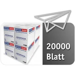 OFFICE Partner Premium Kopierpapier, weiß - DIN A4 80g/m2 - 20.000 Blatt