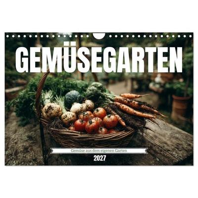 Gemüsegarten - Gemüse aus dem eigenen Garten (Wandkalender 2027 DIN A4 quer), CALVENDO Monatskalender