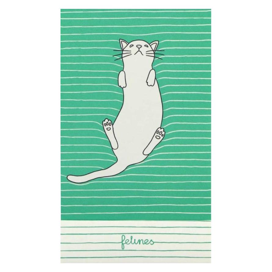 Santoro Notizbuch - Feline Fine - Bold Green (Weicher Einband) (41910506)