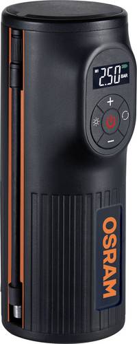 Osram Automotive OTIR2000 Kompressor TYREinflate 2000 8.3 bar Aufbewahrungs-Box/-Tasche, Digitales Display, mit Arbeitslampe