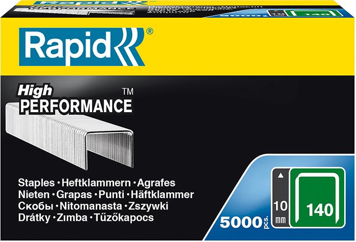Rapid Heftklammer Nr. 140, Hochwertiger Stahl mit hoher Zugfestigkeit