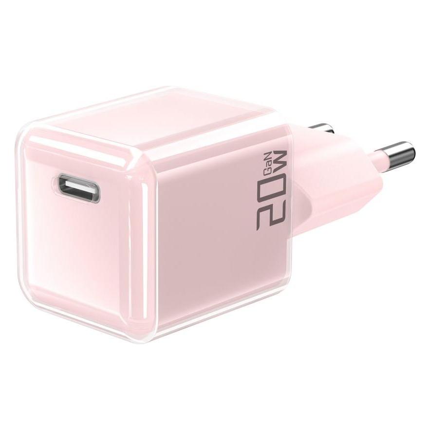 SIGN Fast Wall Charger PD USB-C 20W - Pink (20 W) (SN-20W-P)
