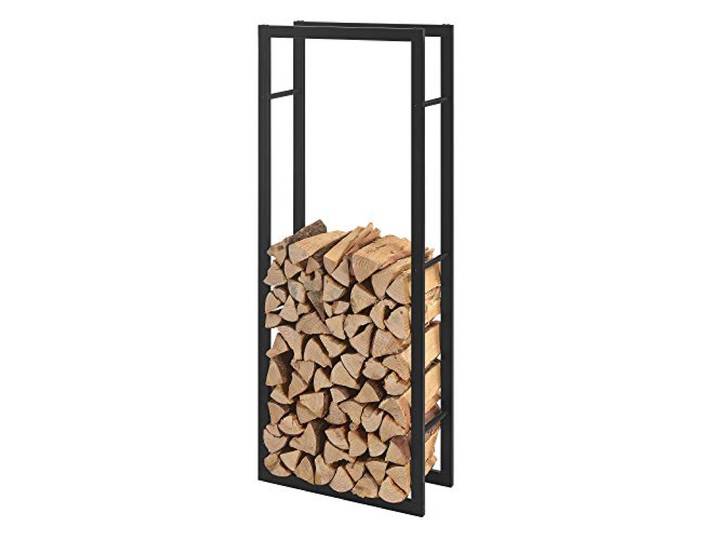 [en.casa] Kaminholzregal 50x150x25cm Brennholzregal Feuerholzregal Holzhalter