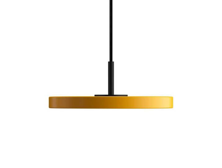 Asteria Pendelleuchte Micro Saffron Yellow/Black Top - UMAGE - Esszimmer - Metall