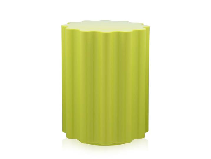 KARTELL tabouret COLONNA (Vert - Technopolymère thermoplastique coloré dans la masse)