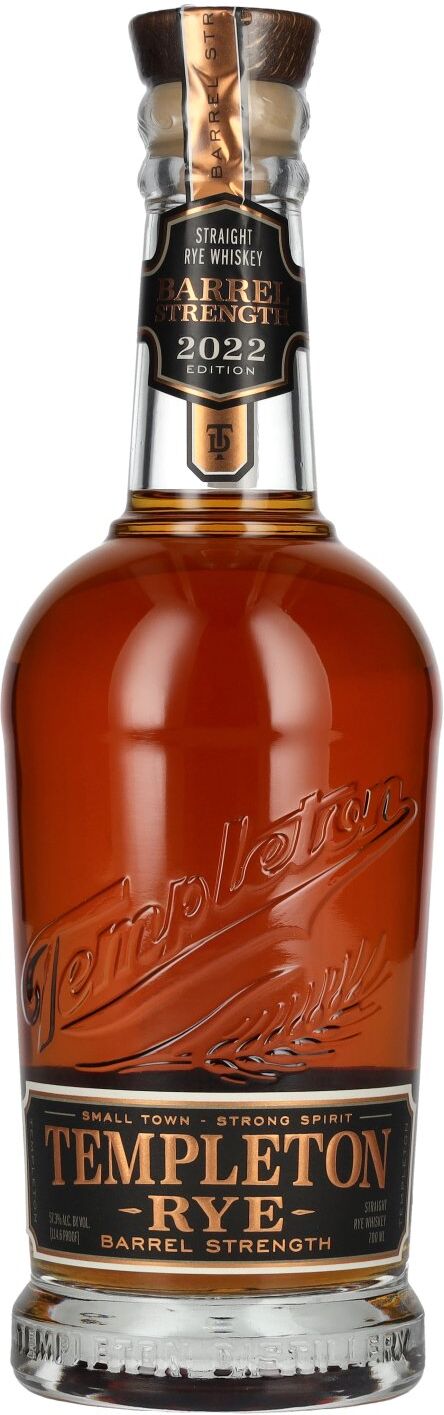 Templeton Rye Whiskey Templeton Rye Barrel Strength Straight Rye Whiskey 2022 57,3% Vol. 0,7l