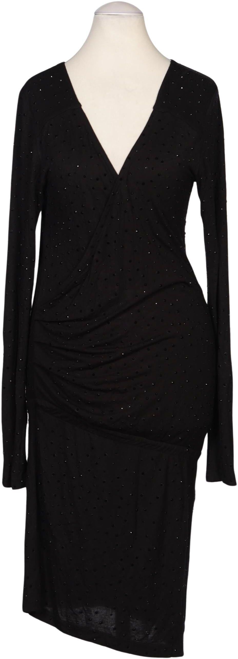 Second Hand Einzelstücke Damen Kleid, Schwarz, Gr. S, Viskose - Second Hand
