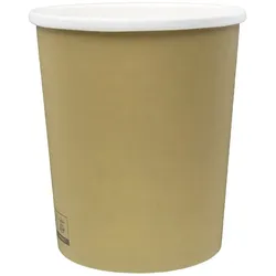MONOUSO - Kraft Pappbecher 1.000ml Ø11,7cm (25 Stück)