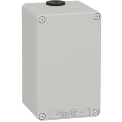 Schneider Electric XAPD24 Leergehäuse XAP, Metall, grau, ohne Bohrung, 80x130x77, M20