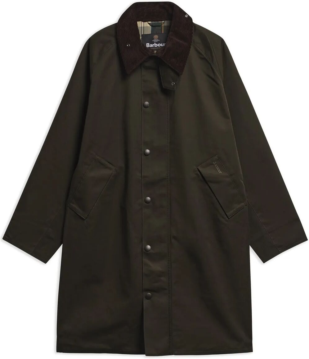 Barbour Veste Imperméable Longue Transport Vert foncé 38