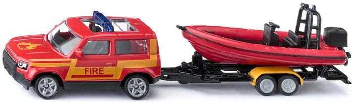Land Rover Defender avec bateau - Siku