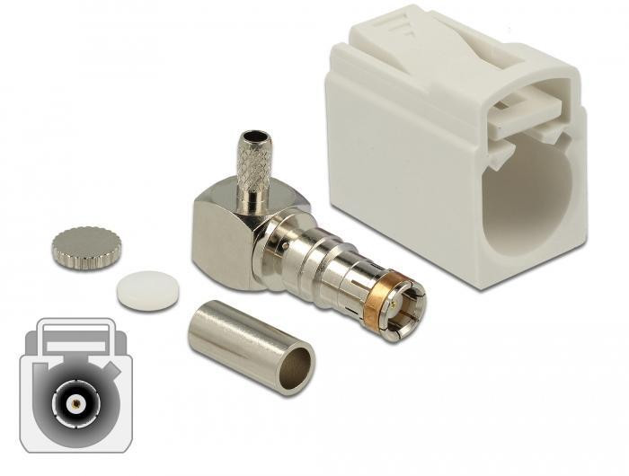 Delock 89714 FAKRA B adapter 90 graden wit