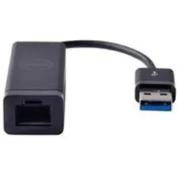 Dell Netzwerkkarte Ethernet 1000 Mbit/s (USB, USB-C 3.2 Gen 1), Netzwerk Adapter, Schwarz