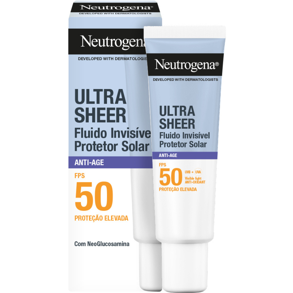 Neutrogena Ultra Sheer Invisible Anti-Aging Sun Fluid 50mL SPF50