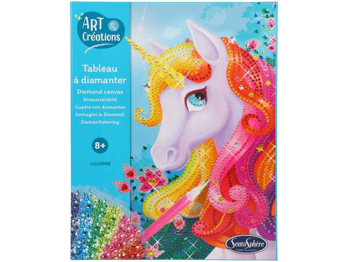 Sentosphère Diamond Dots Bild Einhorn 8+ Jahre