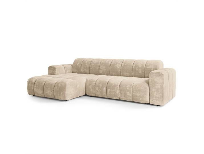 ECKSOFA SETIA LM L-S Creme Chenille