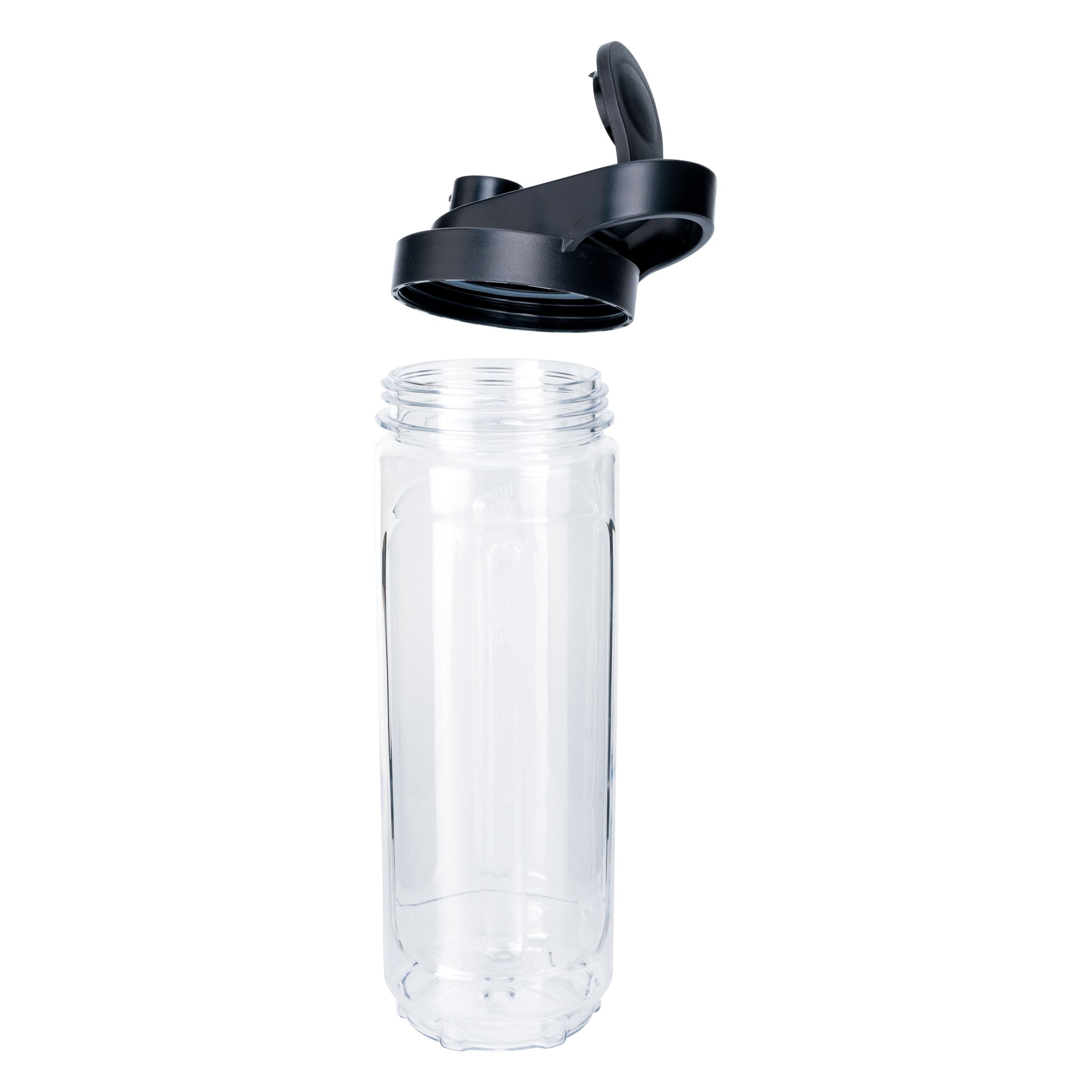Wilfa Trinkflasche mit Messer, 600ml, passend für alle unsere XPlode Mixer,transparent (609936)