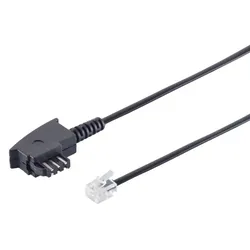 TAE-F Stecker - Western Stecker 6/4 Import 15m