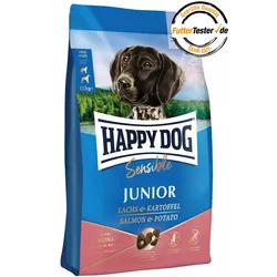 HAPPY DOG Sensitive Junior Lachs & Kartoffel Hundetrockenfutter 10 Kilogramm