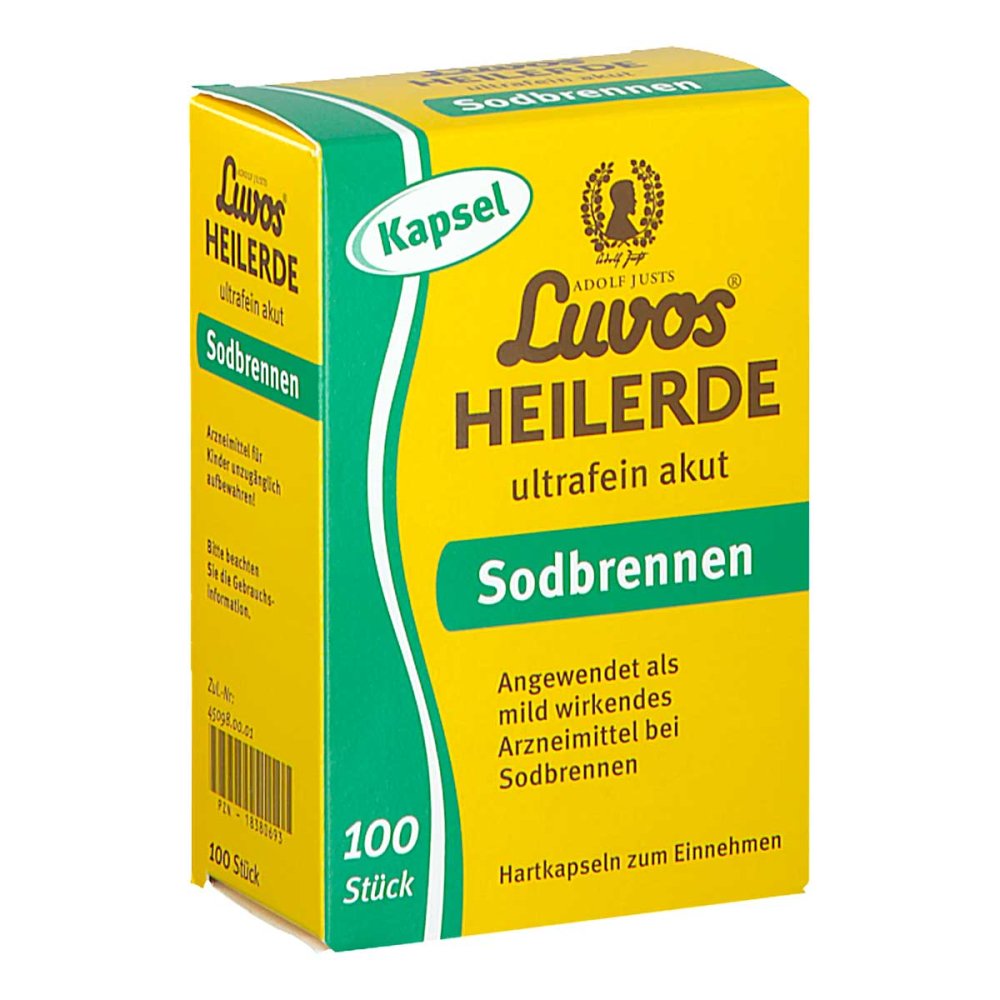 Heilerde-Gesellschaft Luvos Just GmbH & Co. KG Luvos Heilerde Ultrafein akut Sodbrennen Kapseln 18380693