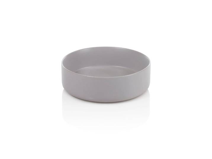 Lavabo à poser gris mat en céramique