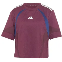 adidas Hyperglam Dna T-Shirt Damen - maroon - S