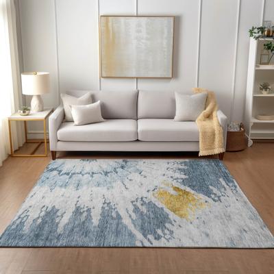 Addison Rugs Machine Washable Indoor/ Outdoor Chantille Tie Dye Modern Rug