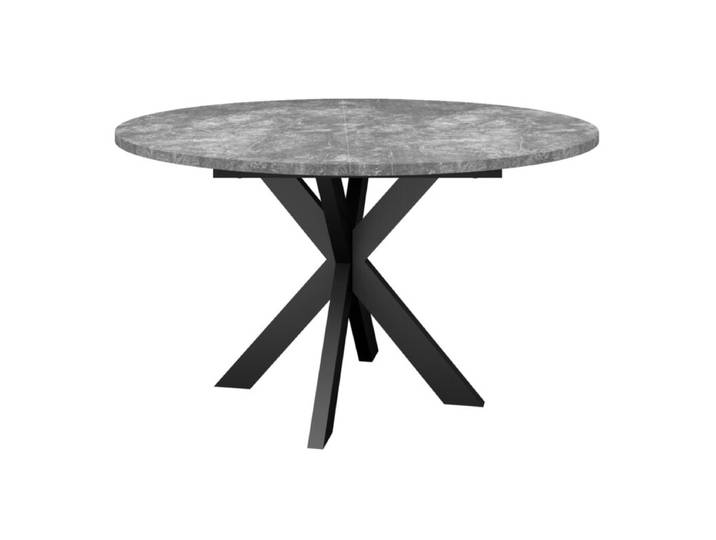 Trendstore Merdan Ausziehtisch rund mit Platte in mehreren Varia